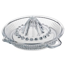 Glass Citrus Juicer Squeezer with Handle and Pour Spout | Clear | 1