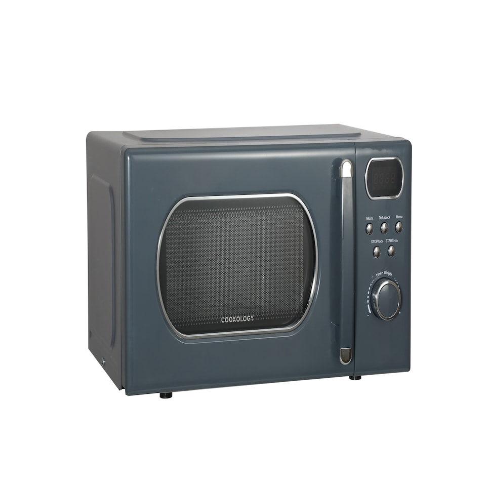 image 1 of Cookology Retro Microwave 800W Freestanding 20L - RETDD20GR Grey