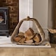 image 2 of Â Open Log Basket with Handle N/A