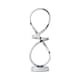 image 1 of ValueLights Infinity Swirl Integrated LED Touch Dimmer Table Lamp | Silver