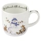 image 1 of Wrendale Designs Gathered All Around Snowman 300ml Fine Bone China Mug