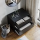 image 5 of URBNLIVING 2 Drawer Chest Storage Unit With Adjustable Feet | Multi | Black | 1