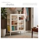 image 4 of metal display case | Cream | cream | 80 x 37 x 90.5 cm | 1