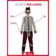 image 5 of Dark Spirit Warrior Fancy Dress Costume Kids Unisex Small - Age 4-6