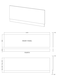 image 7 of Balterley MDF Front Bath Panel & Plinth | White | Gloss White | 1