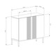 image 7 of Frank Olsen Iona Tall Sideboard Grey | Grey