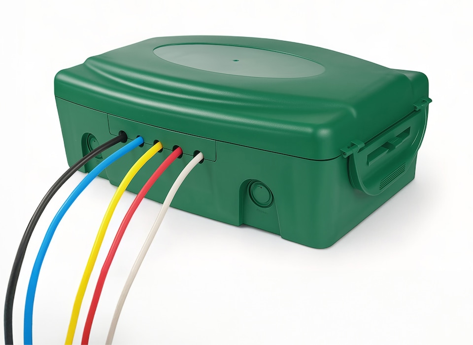 image 1 of Eagle Outdoor IP54 Rated Electrical Connection Box Green