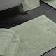 image 3 of Heavyweight Reversible Bath Mat Rug 53 x 85cm - Sage Green