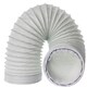 image 1 of SPARES2GO Universal Vent Hose for Air Conditioner Conditioning 3m 5" Extension Pipe White