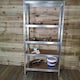image 4 of Set of 2 Garage Shelving 90cm Wide & 180cm High Heavy Duty 5 Tier Multipurpose Metal Racking Unit  / Warehouse Shelving Storage