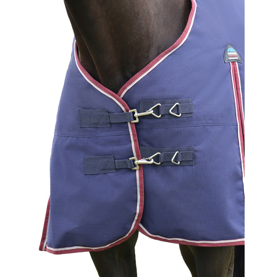 image 1 of Weatherbeeta Comfitec Essential Standard-Neck Horse Turnout Rug | Red | Navy/Burgundy | 6Ft | 1