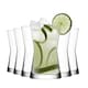 image 1 of LAV Derin Highball Glasses - 350ml - Clear - Pack of 6 | Clear | Clear