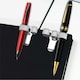 image 5 of Triple Hole Metal Pen Holder With Pocket Clip - Doctors, Nurse, Uniform etc