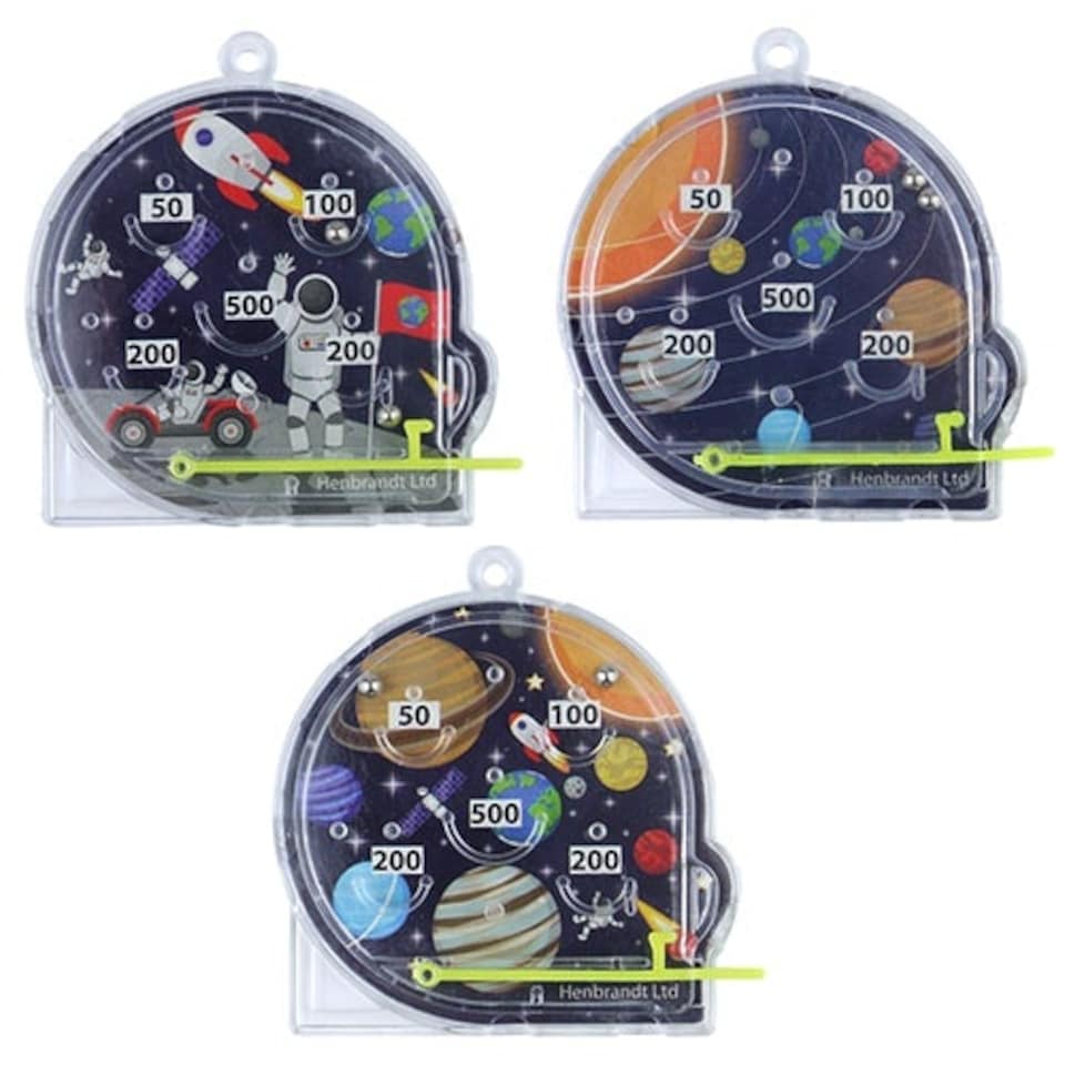 Assorted Space Mini Pinball Game