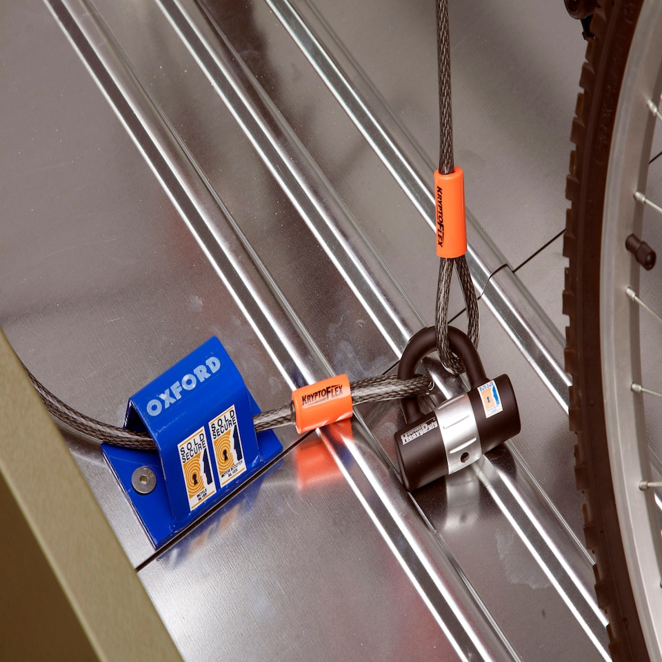 image 1 of Trimetals ProtectaCycle Secure Bike Store with Ramp – Police Approved - Fits up to 3 Adult Bikes Grey