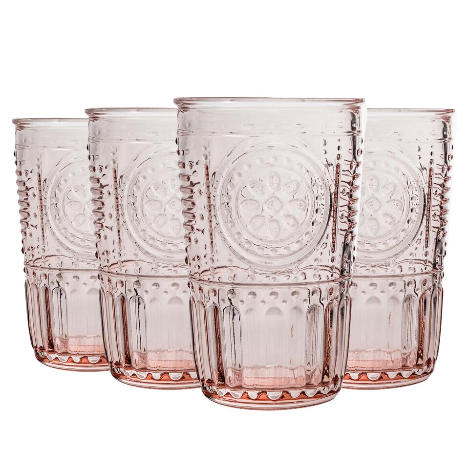 image 1 of Bormioli Rocco Romantic Highball Glasses - 340ml - Pack of 4