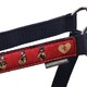 image 2 of Hy Thelwell Collection Balancing Act Head Collar & Lead Rope - Red/Navy - Full
