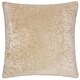 image 2 of Paoletti Lustre Velvet Cushion | Cream | Champagne