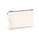 image 1 of Westford Mill Canvas Wristlet Pouch - Natural/Black - One Size Cream