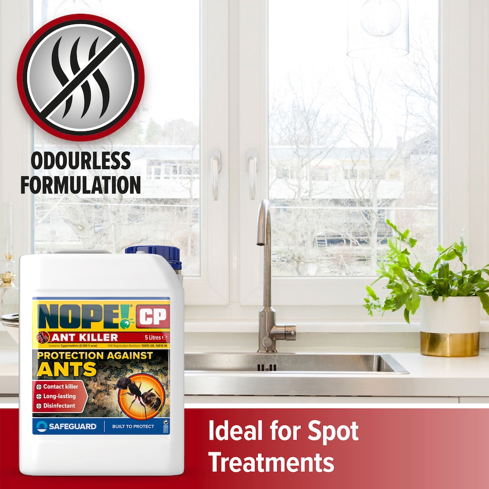 image 1 of NOPE CP Ant Killer (5 Litre) Effective Ant Control - Fast-Acting and Long-Lasting for Indoor & Outdoor use.