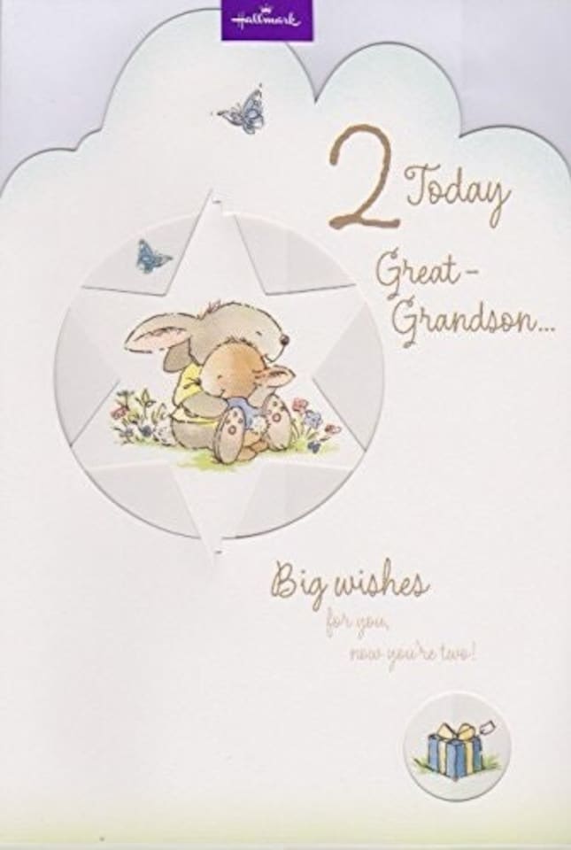 image 1 of Great Grandson 2nd Birthday Card
