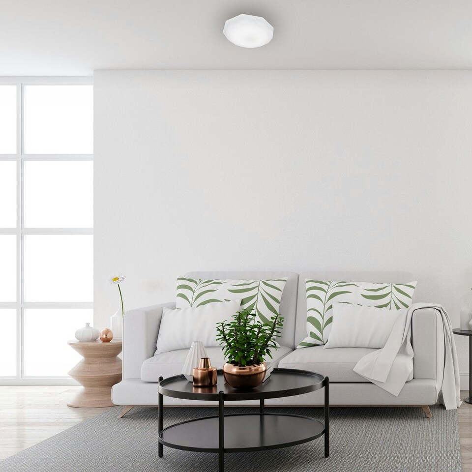 image 1 of Milagro Ceiling Lamp Hex 12W Led White