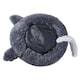 image 3 of Living and Home Round Plush Pet Calming Bed with Cute Ears -Dark Grey（50cm x 20cm）