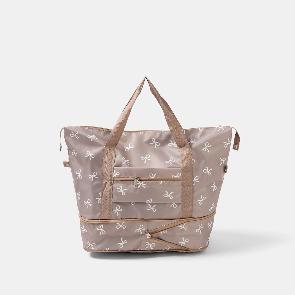 image 1 of OHS Bows Weekend Travel Bag Expandable Cabin Gym Duffel