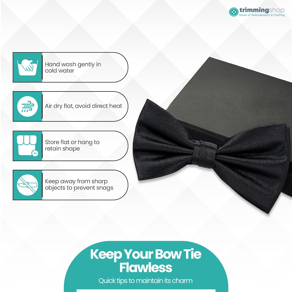 image 1 of Mens Bow Ties Colourful Plain Solid Satin Polyester Stylish Bow Ties