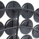 image 2 of Large Round Convex Antiqued Multi Mirror - Metal - L10 x W100 x H100 cm - Silver Grey