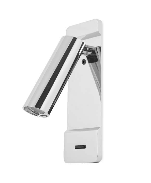 Lire LED Wall Reading Light Chrome 179lm 2700K - Special Offer