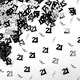 image 1 of 4 x 14g Black 21st Birthday Confetti