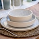 image 4 of Scandi Home 16 piece Stockholm Oatmeal Artisan Glaze Tableware Set