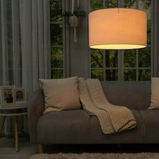 ValueLights Reni Large White Pendant Shade