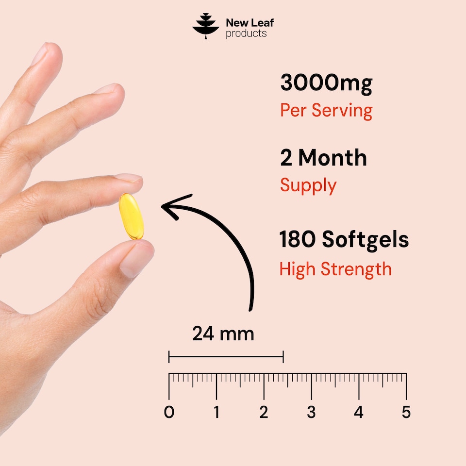image 1 of Pumpkin Seed Oil Softgels High In Linoleic Acid 3000mg p/s - 180 Softgels