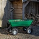 image 3 of 75 Litre 200Kg Capacity Tipping Garden Dump Cart / Truck Trolley / Wheelbarrow