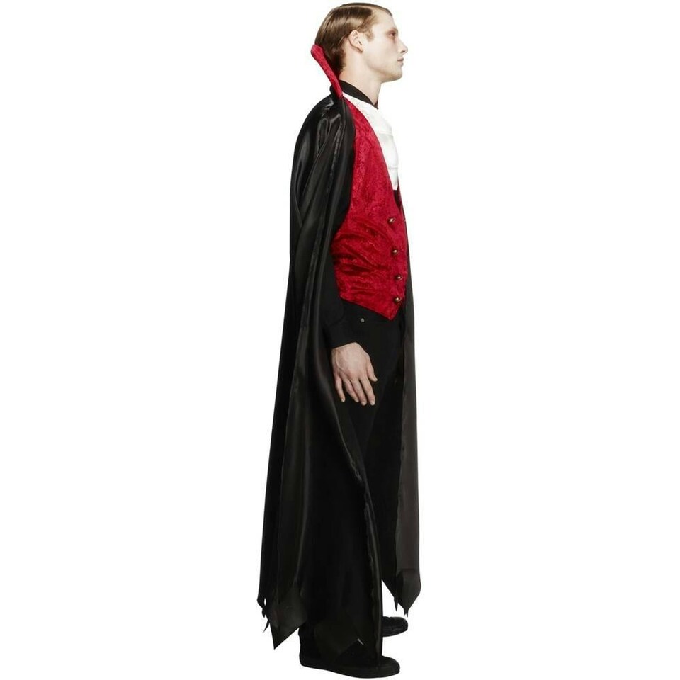 image 1 of Fever Mens Vampire Costume - Black/Red - M M