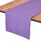 image 1 of Homescapes Cotton Plain Purple Table Runner - 44 x 178 cm | Purple
