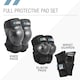 image 2 of Kids Multi Sport Pad Set Black 14+