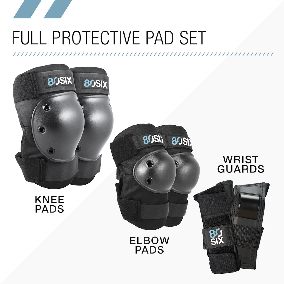 image 1 of Kids Multi Sport Pad Set Black 14+