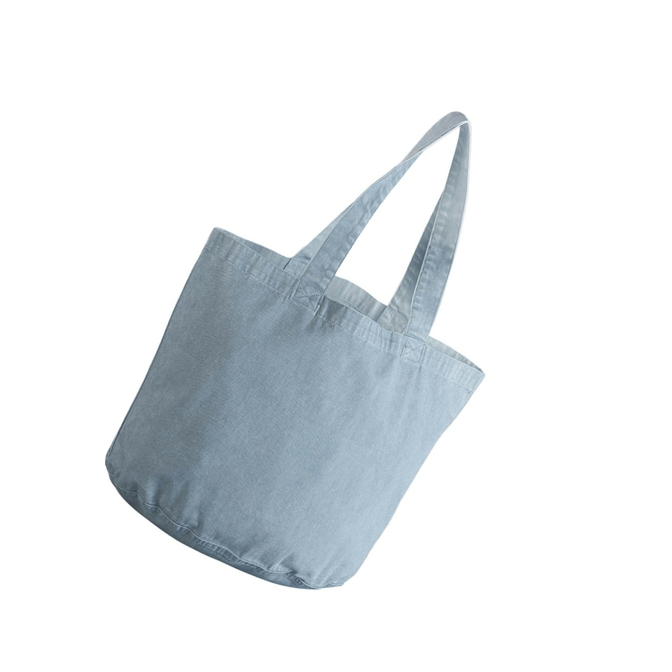 image 1 of Westford Mill Garment Dyed 29L Tote Bag - Vintage Light Blue - One Size
