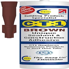 CT1 - Brown - Building Sealant & Adhesive Snag Tube for Virtually Any Material (1)