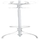 image 1 of Kennedy 184cm White Finish Floor Standing Coat Stand | White | One Size