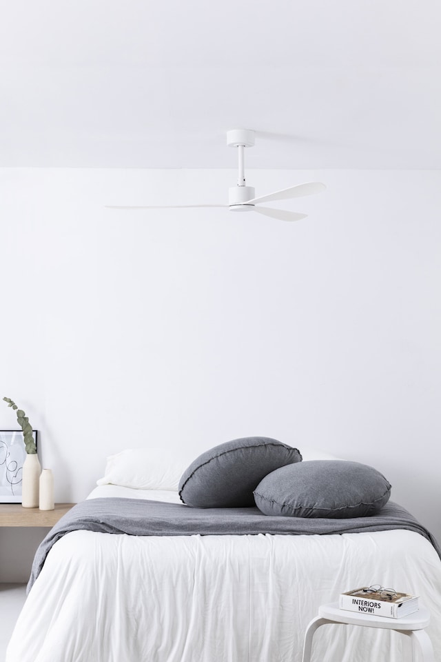 image 1 of Amelia White Ceiling Fan, 6 Speed