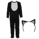 image 2 of Bristol Novelty Childrens/Kids Cat Costume - Black/White - XL Black | XL