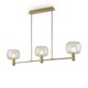 image 3 of Maytoni Vision Modern 3 Light Bar Pendant Ceiling Light Gold E14