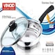 image 2 of Vinod Stainless Steel Frying Pan – 24 cm