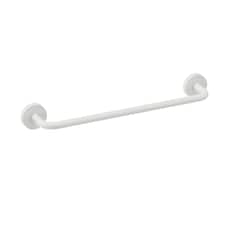 Cosmic Wall Mounted Hand Towel Circular Holder with Matte Stainless Steel White