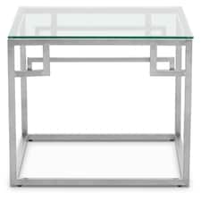 Allure Silver Side Table | Silver