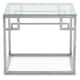 image 1 of Allure Silver Side Table | Silver